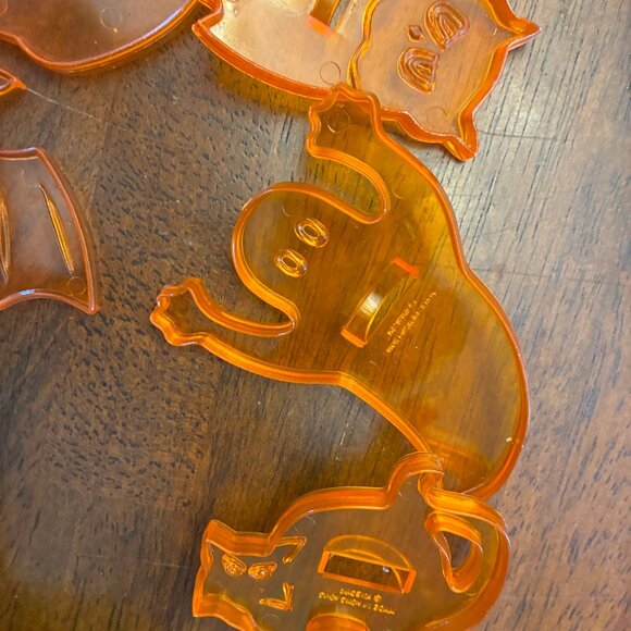 Amscan Ornage Halloween Plastic Cookie Cutters - Picture 4 of 8